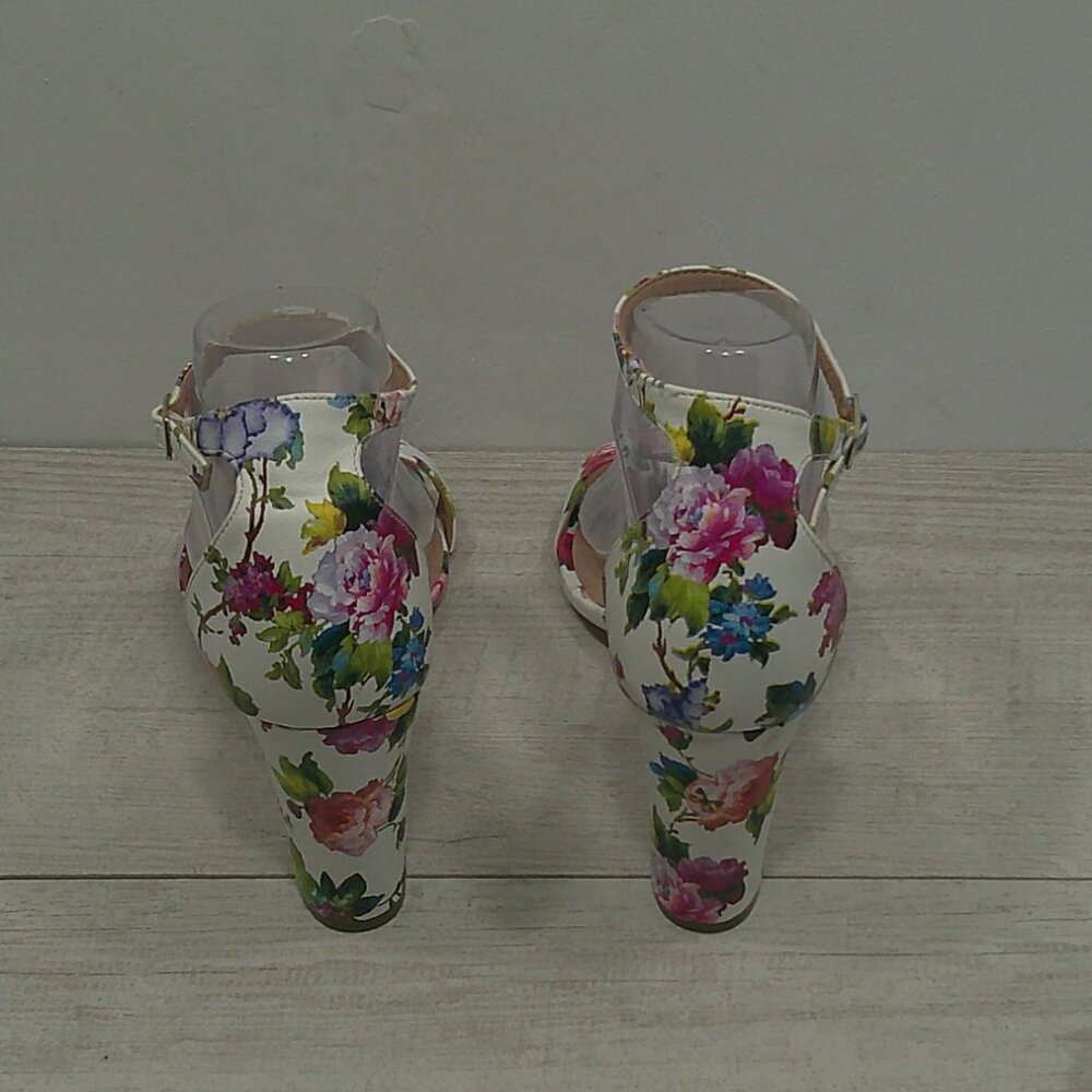 Madden Girl Delicate Cottagecore Beela Ankle Strap Block-Heel Dainty Sandals 7.5 - Picture 7 of 13